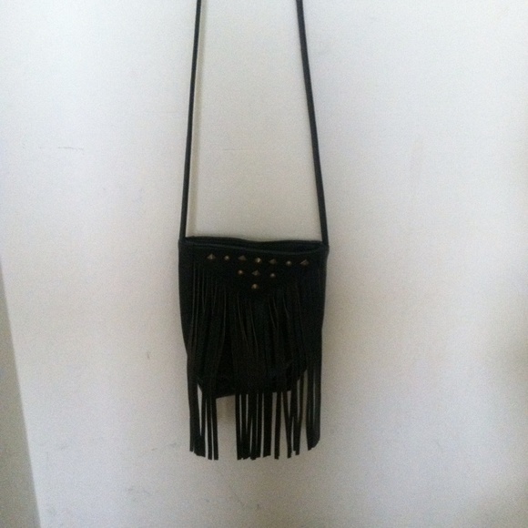 black side bag