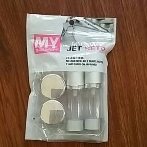My tagalong refillable travel bottles