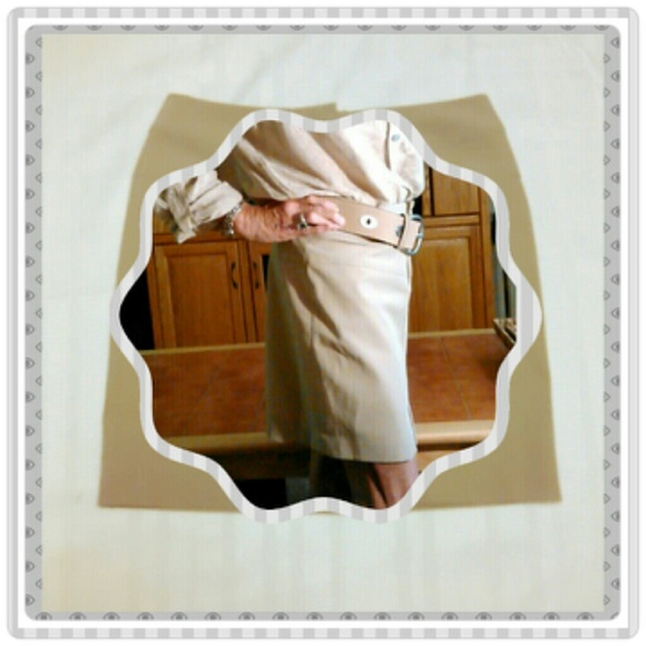 YANSI FRUGEL Dresses & Skirts - DESIGNER FUGEL- CREAM CLR SKIRT