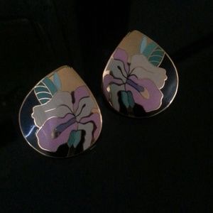 pastel colors stud earrings
