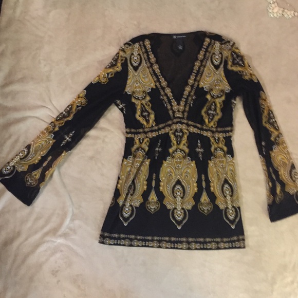 INC International Concepts Tops - 🎉 Sale 1 day Semi Sheer long sleeved top