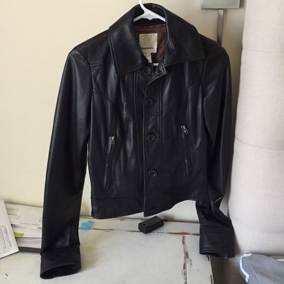 Designer Diesel Leather jacket