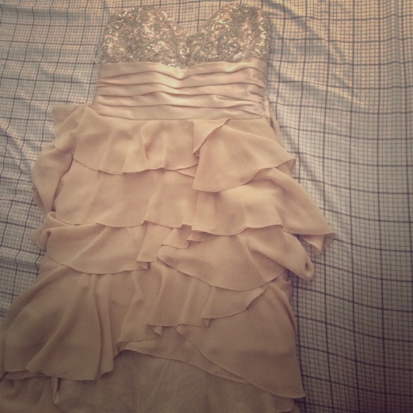 Masquerade high low dress