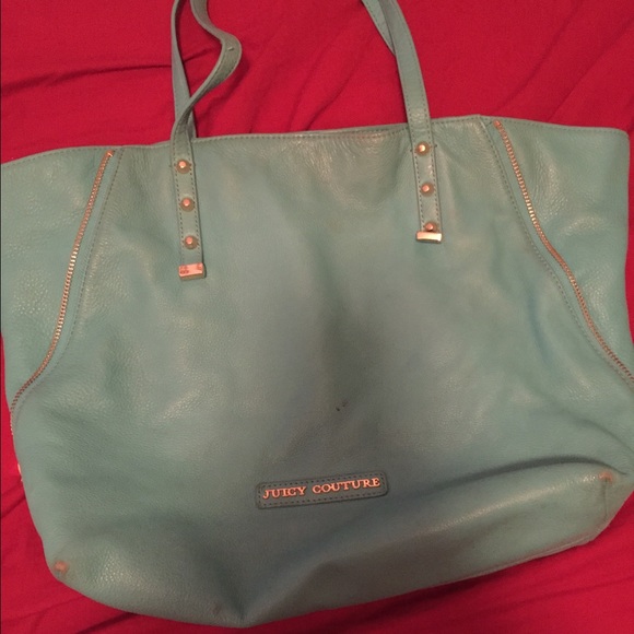 Juicy couture teal handbag