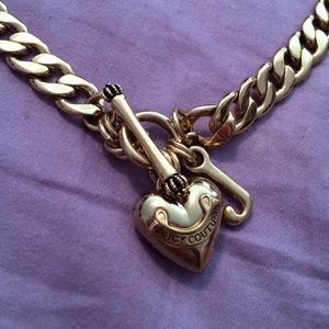 Juicy Couture gold chain necklace
