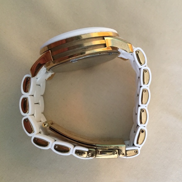 Michael Kors white rubber watch
