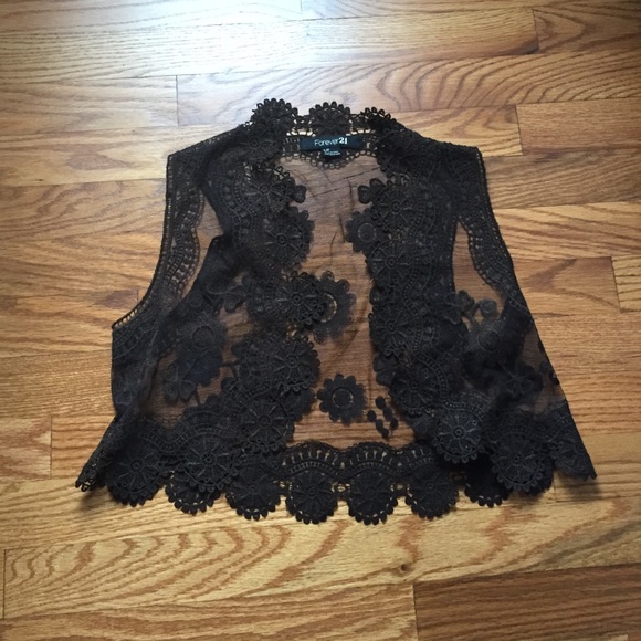 Lace vest