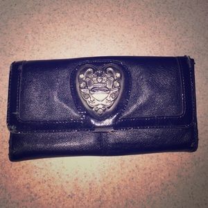 Kathy Van Zealand wallet black & silver
