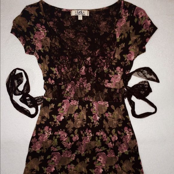 🔆Summer Floral Shirt Imperial Waist Small-Medium - Picture 1 of 4