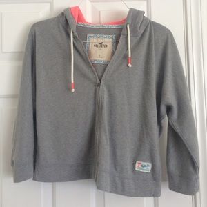 Hollister cropped hoodie