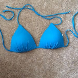 Bright Blue Bikini Top W/ Slight Push Up