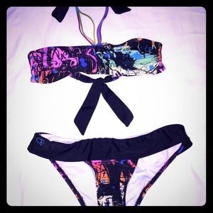 Size Small Ocean Pacific Brand Bikini, Bold colors