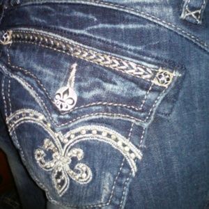 Rock revival flare jeans 28x33.5