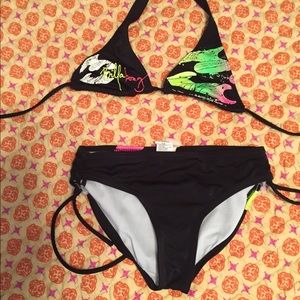 Billabong little girls bikini set