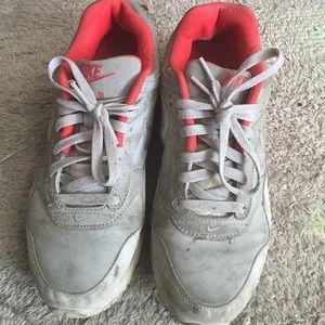 Nike Air Max gray color.
