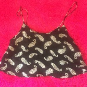 Paisley crop top!