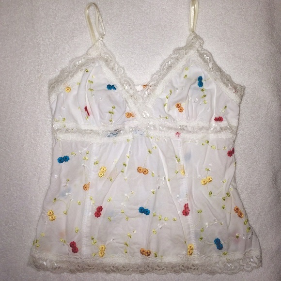 Embroidered Summer Top Sz.XS /Small - Picture 1 of 3