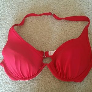 Victoria secret red bikini top sz 34b