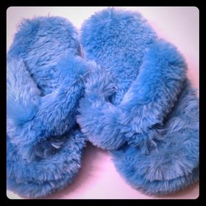 Blue slippers