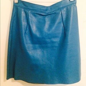 Leather Mini Skirt
