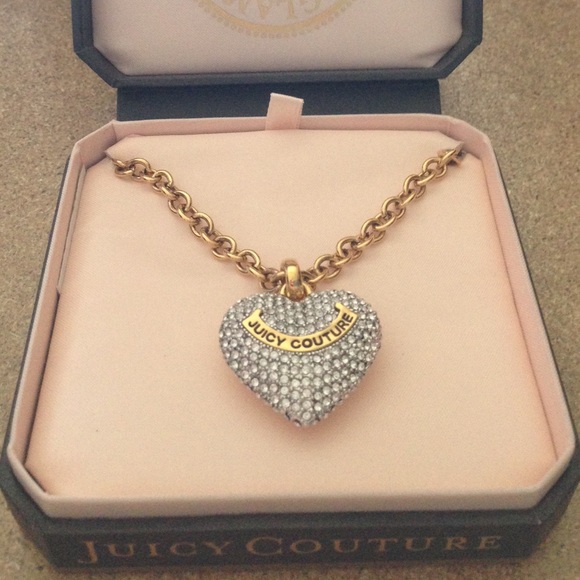 Long Juicy Couture Heart Necklace