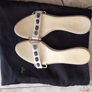 Fendi heel sandals