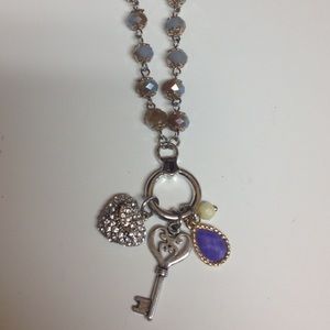 Juicy Couture charm necklace