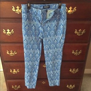 Cute blue flowered pants