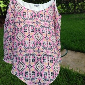 tribal print crop top