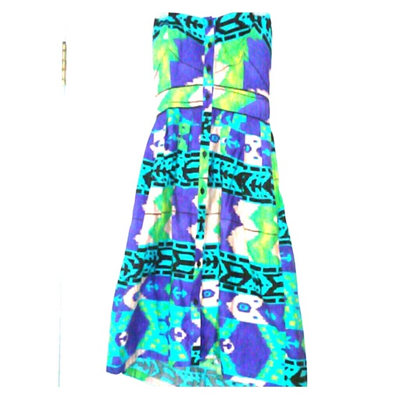 Strapless sundress