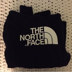 Black north face sweatshirt