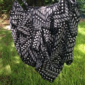 Ruffled crop top blouse