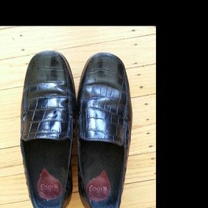 Black loafers