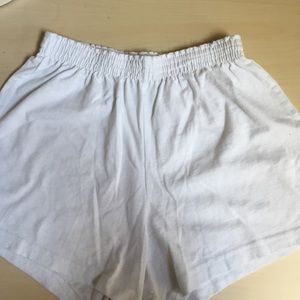 White Soffe Shorts