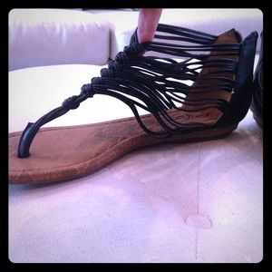 Lucky brand black sandals