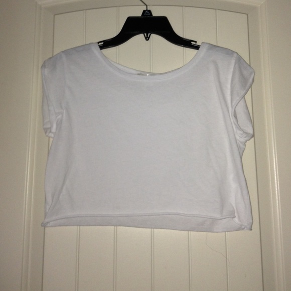 White crop top
