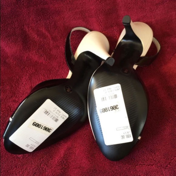 BCBGirls Patent Leather Open Toe Heels - Picture 3 of 4