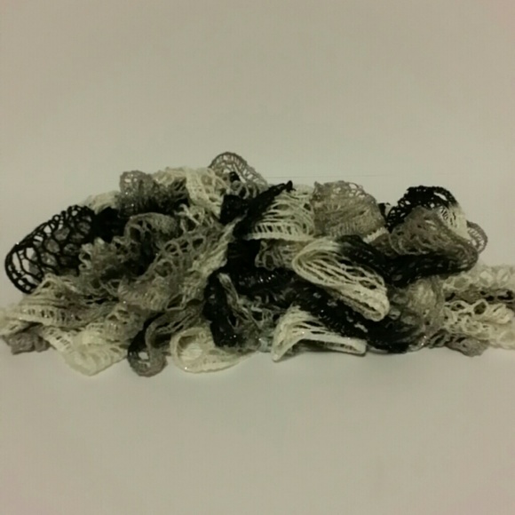 Handmade Crochet Ruffle Scarf - Picture 2 of 2