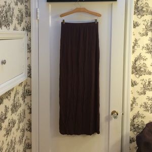 Brandy melville maroon maxi skirt
