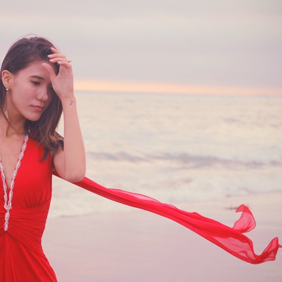 Red Prom Dress - Picture 2 of 4