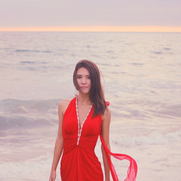 Red Prom Dress - Picture 4 of 4