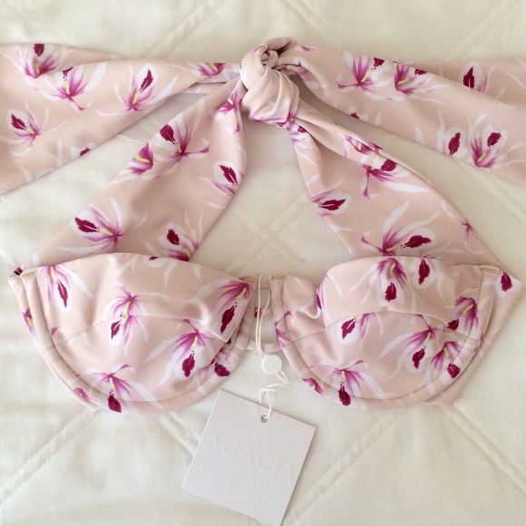 acacia swimwear Other - Acacia Swimwear Mykonos Top in Island Orchid