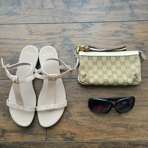 🌸 Cole Haan Paz Patent Leather Sandals 🌼