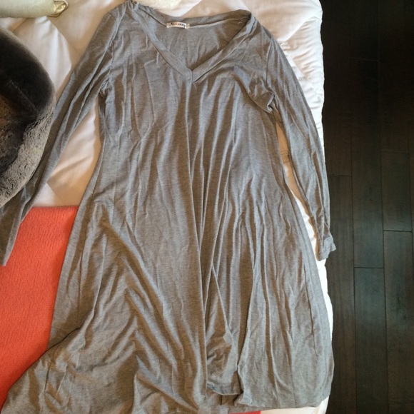 Grey t shirt dress