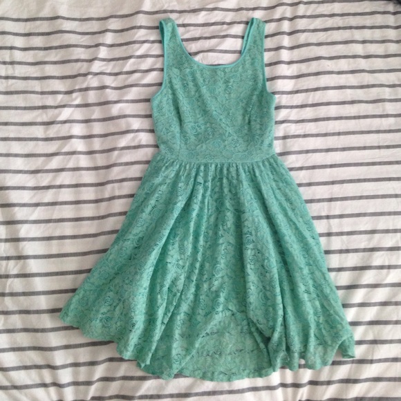 ❁pins and needles backless lace dress