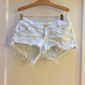 Brandy melville (very) light blue shorts