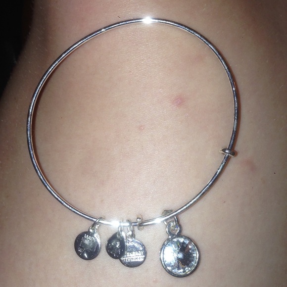 April Birthstone Alex & Ani bracelet