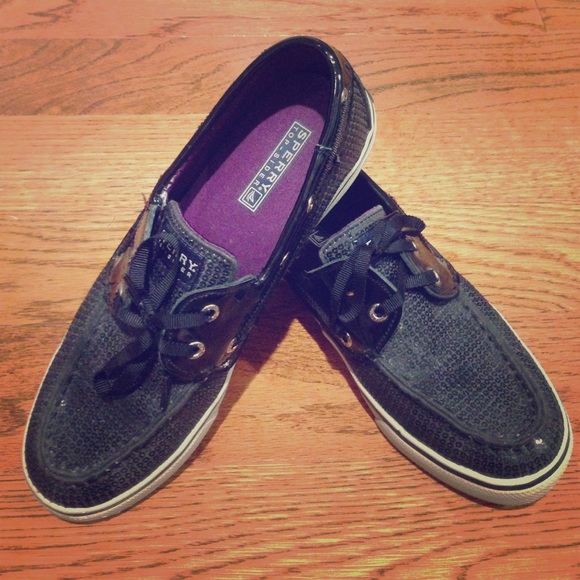 Sequin Sperry Boat Shoes
