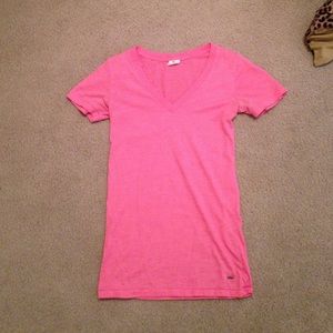 Pink v-neck