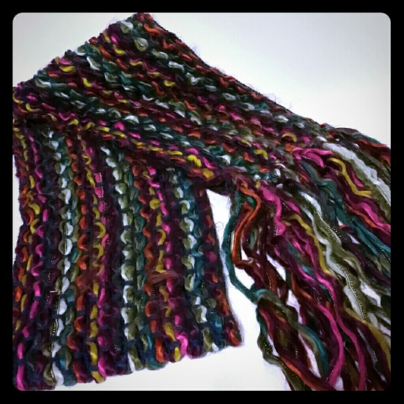 Multicolored Winter Scarf - Picture 1 of 2